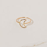 Open Moon Ring