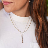 Pearl Charm Hoops