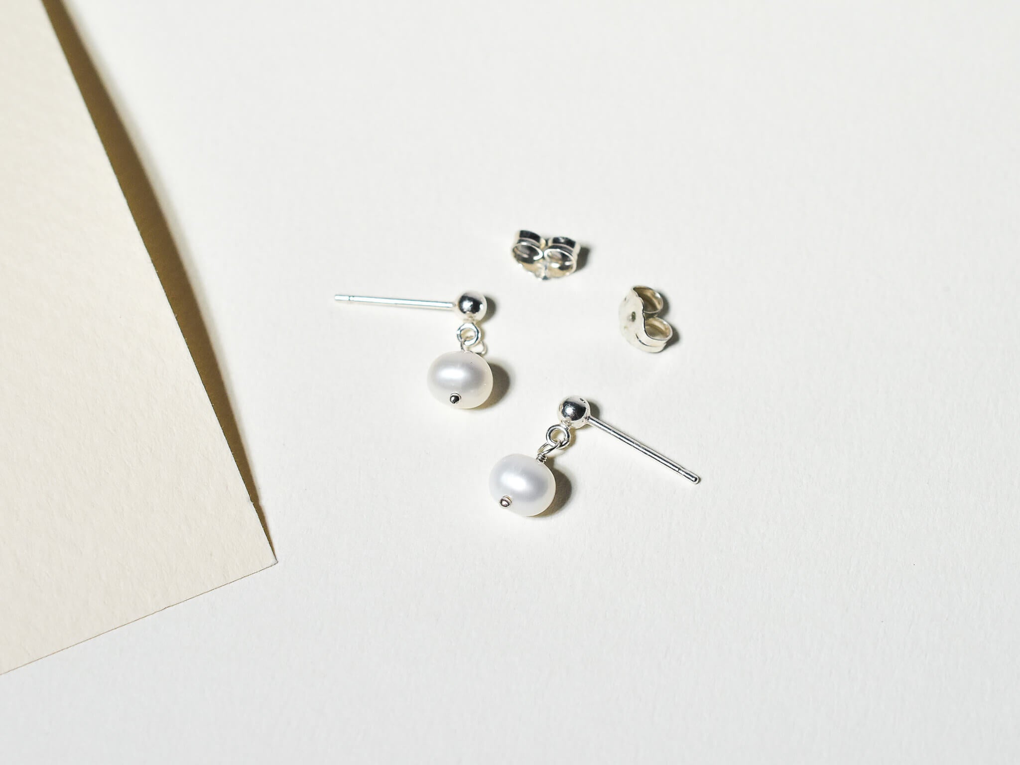 Pearl Drop Studs