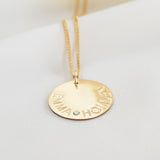 Large Luxe Personalized Necklace