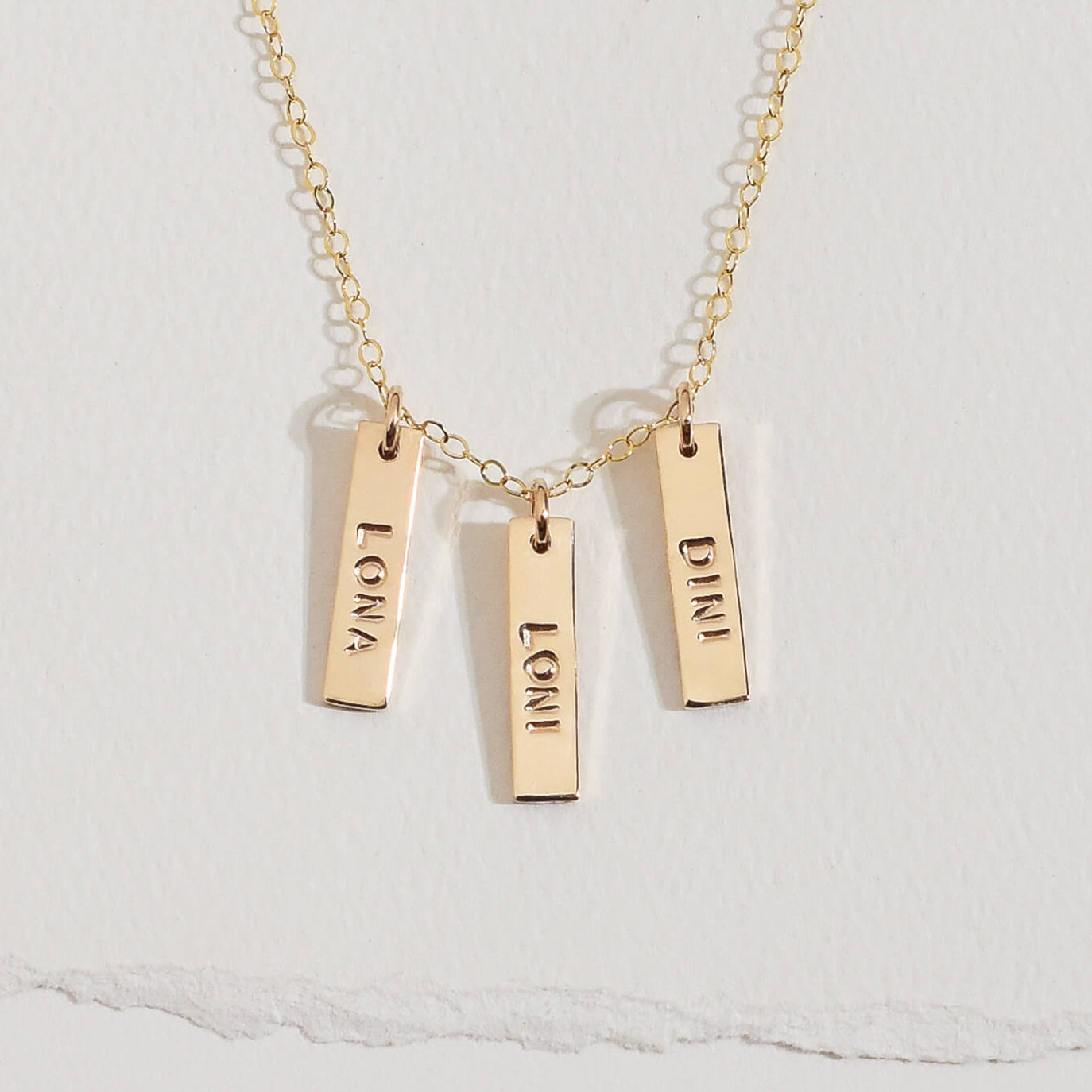 Personalized Name Tag Necklace