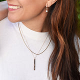 Personalized Vertical Bar Necklace