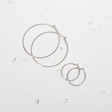 Simple Hoops Set | Silver