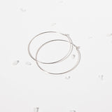 Simple Hoops Set | Silver