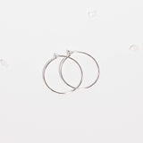 Simple Hoops Set | Silver