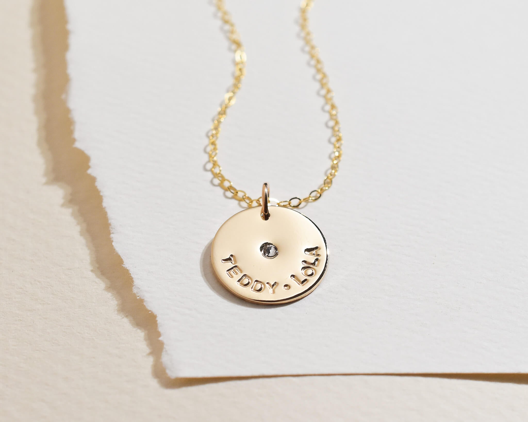 Small Luxe Personalized Necklace