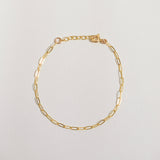 Small Paperclip Chain Bracelet