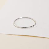 Thin Faceted Ring