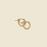 Pearl Charm Hoops