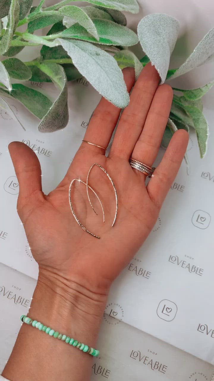 Large Arc Earrings