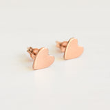 Solid Heart Studs