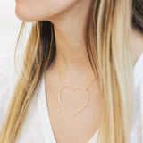 Emily Large Open Heart Necklace