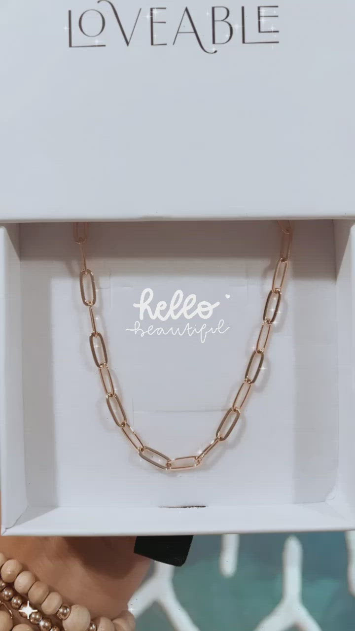 Luxe Paperclip Chain