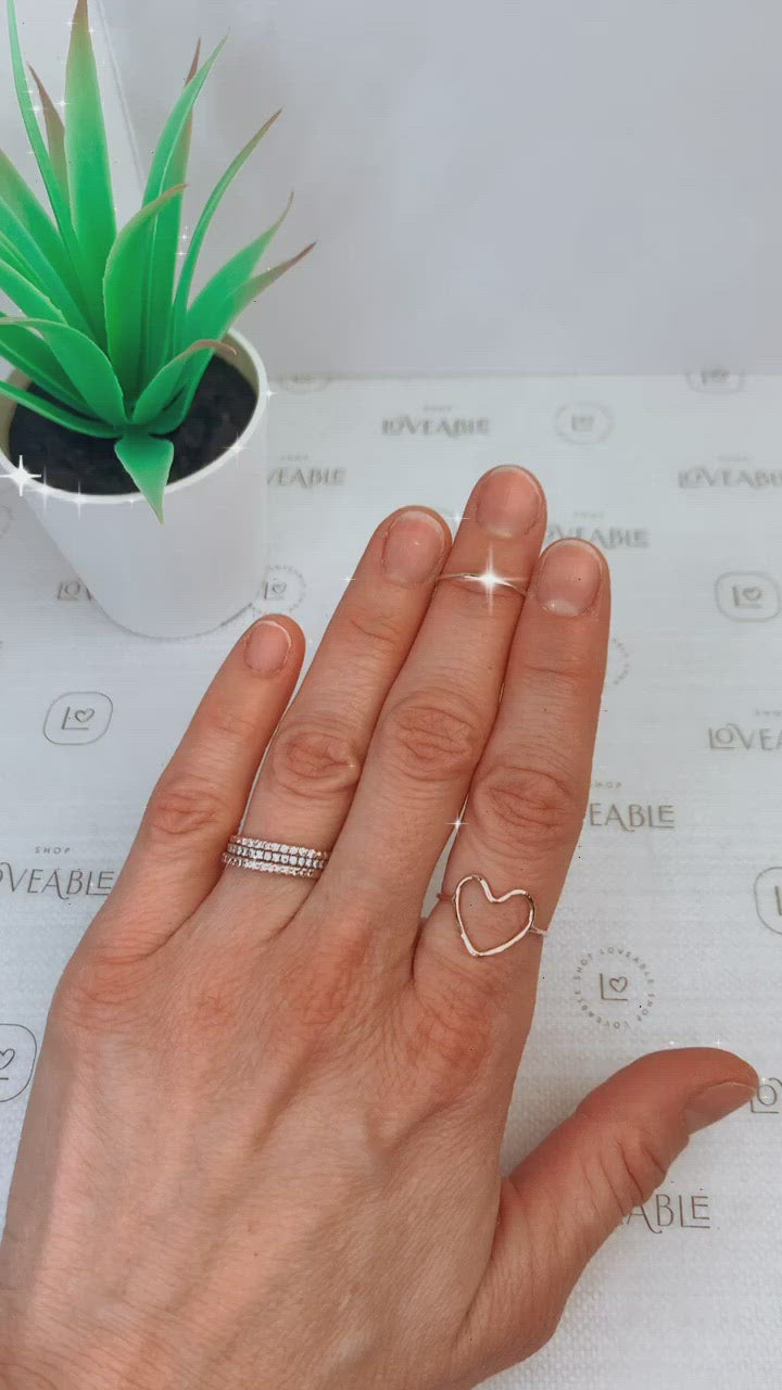 Open Heart Ring