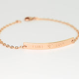 Personalized Bar Bracelet