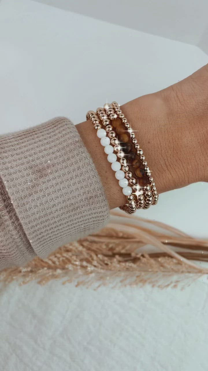 Tiger's Eye Fine Beaded Bracelet