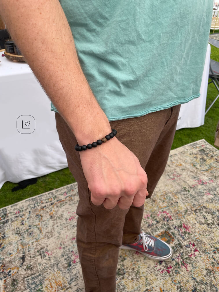 Onyx Mens Bracelet