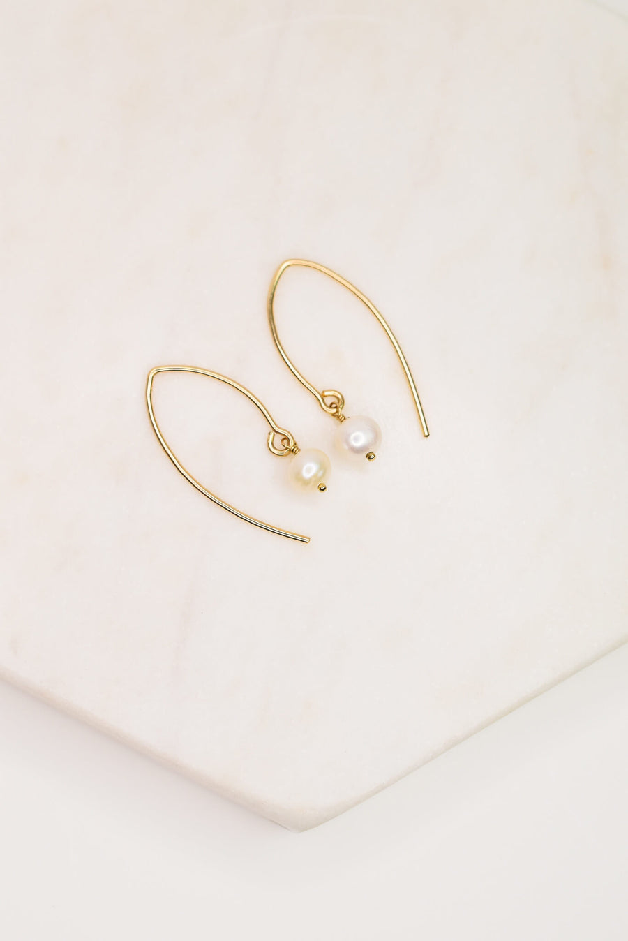 Pearl Arc Earrings