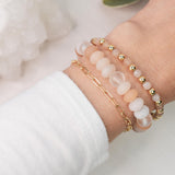Pink Aventurine Gem Bracelet