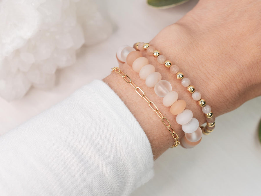Pink Aventurine Gem Bracelet