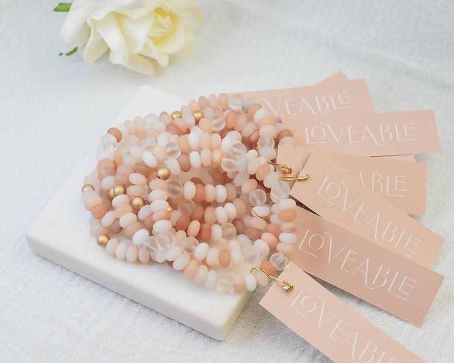 Pink Aventurine Gem Bracelet