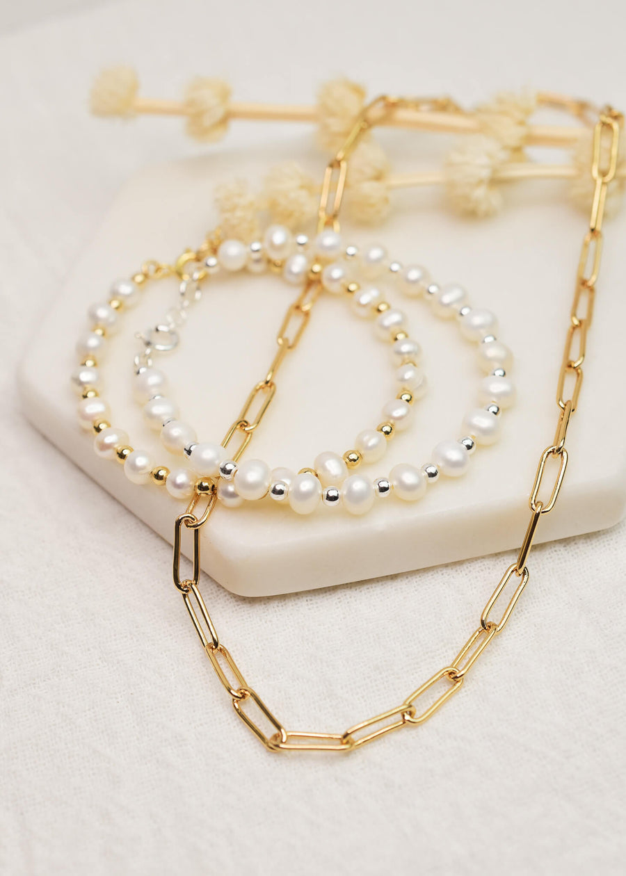 Pearl Beaded Bracelet