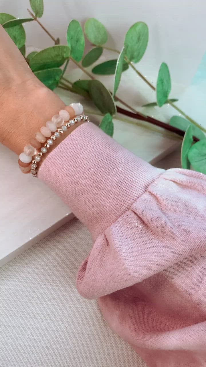 Pink Aventurine Gem Bracelet