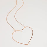 Emily Large Open Heart Necklace