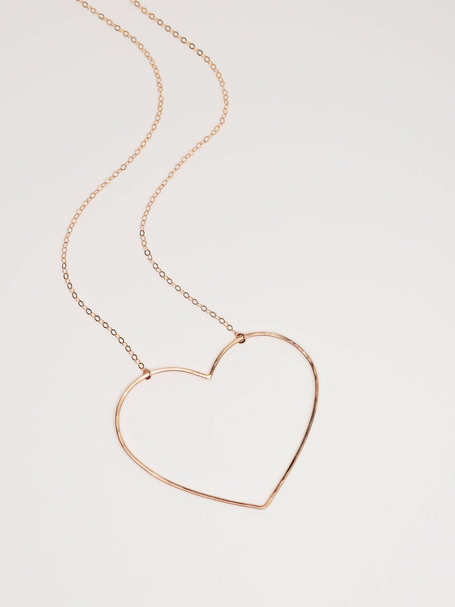Emily Large Open Heart Necklace