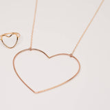 Emily Large Open Heart Necklace