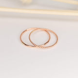 Thin Faceted Ring
