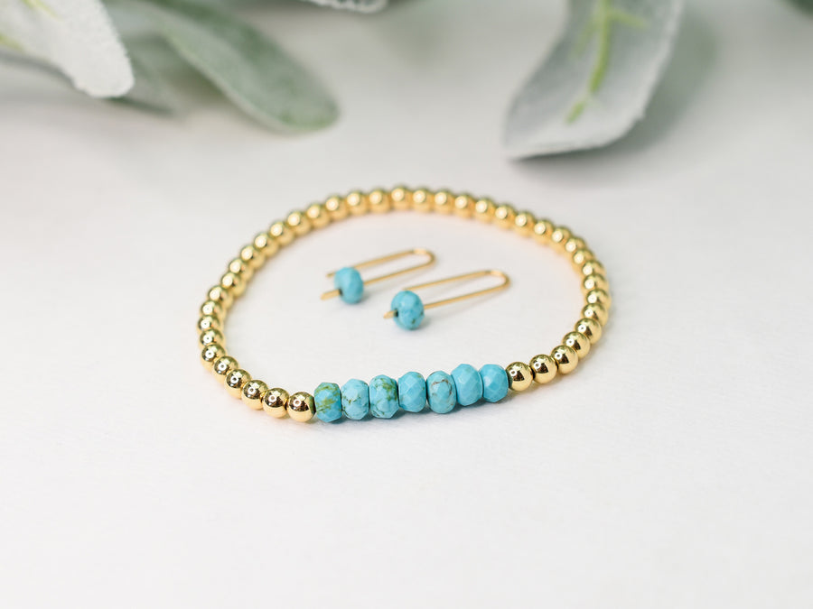 Turquoise Fine Beaded Bracelet