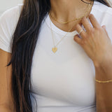 Heart Initial Necklace