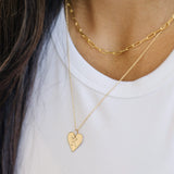 Heart Initial Necklace