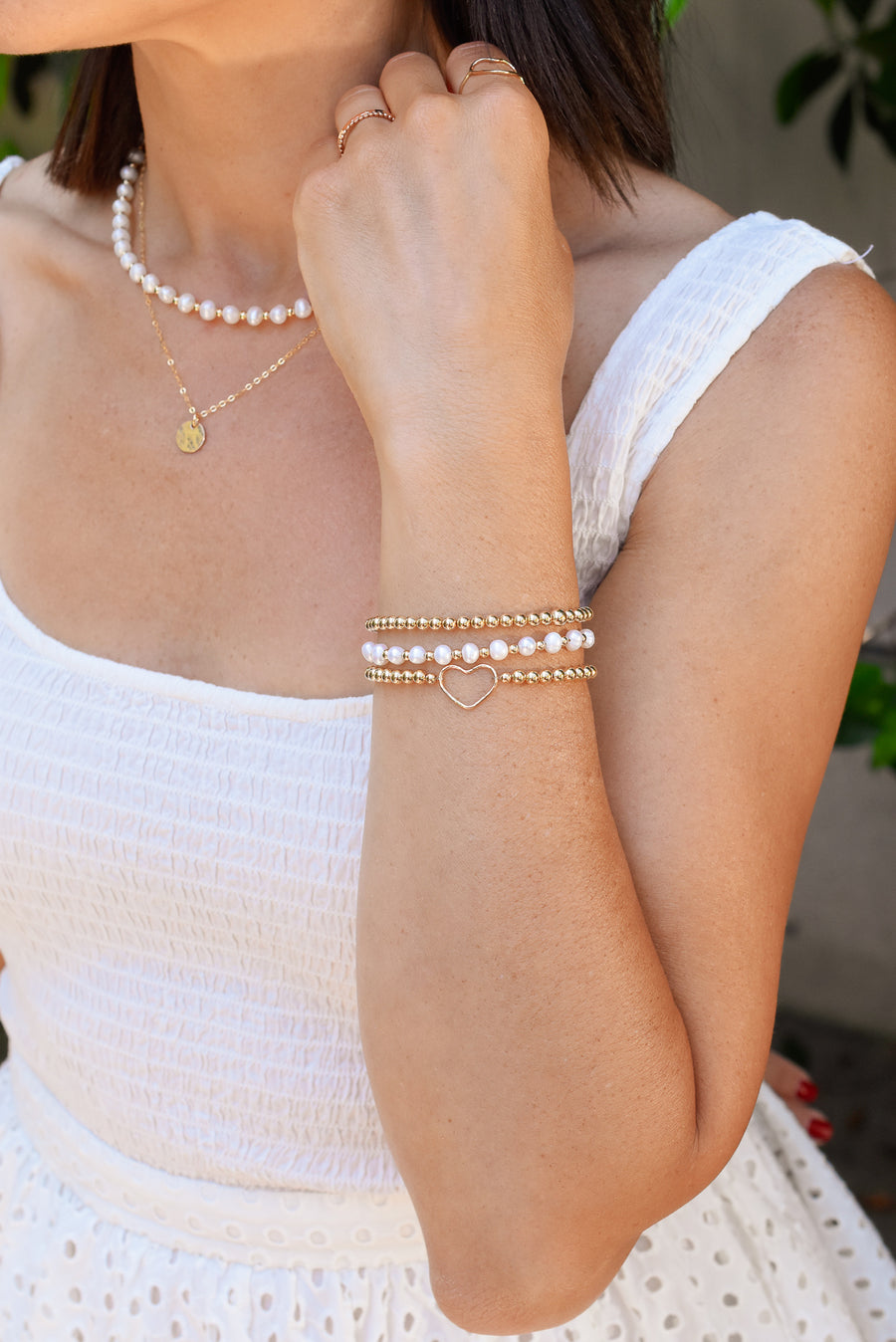 Pearl Beaded Bracelet