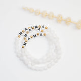 White Jade Mama Bracelet