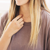 Petite Emily Open Heart Necklace
