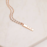 Personalized Name Tag Necklace