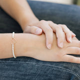 Open Heart Beaded Bracelet