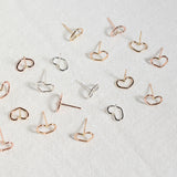 Open Heart Studs