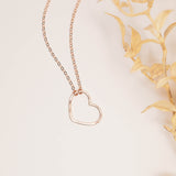 Petite Emily Open Heart Necklace