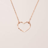 Petite Emily Open Heart Necklace