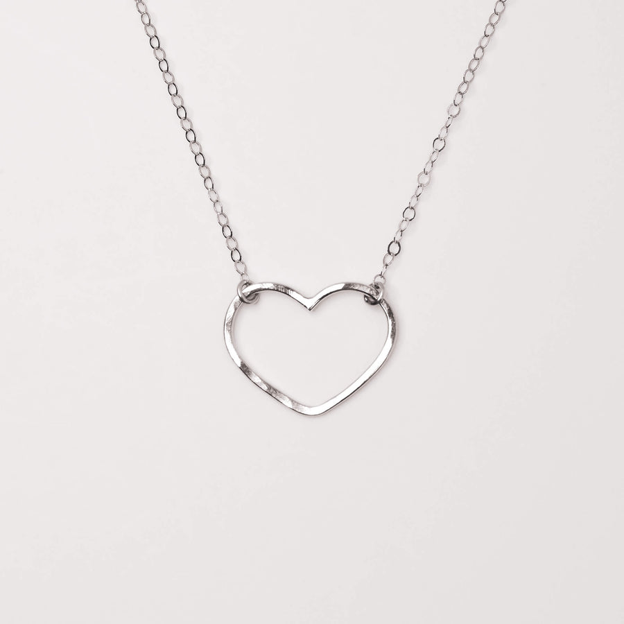 Petite Emily Open Heart Necklace