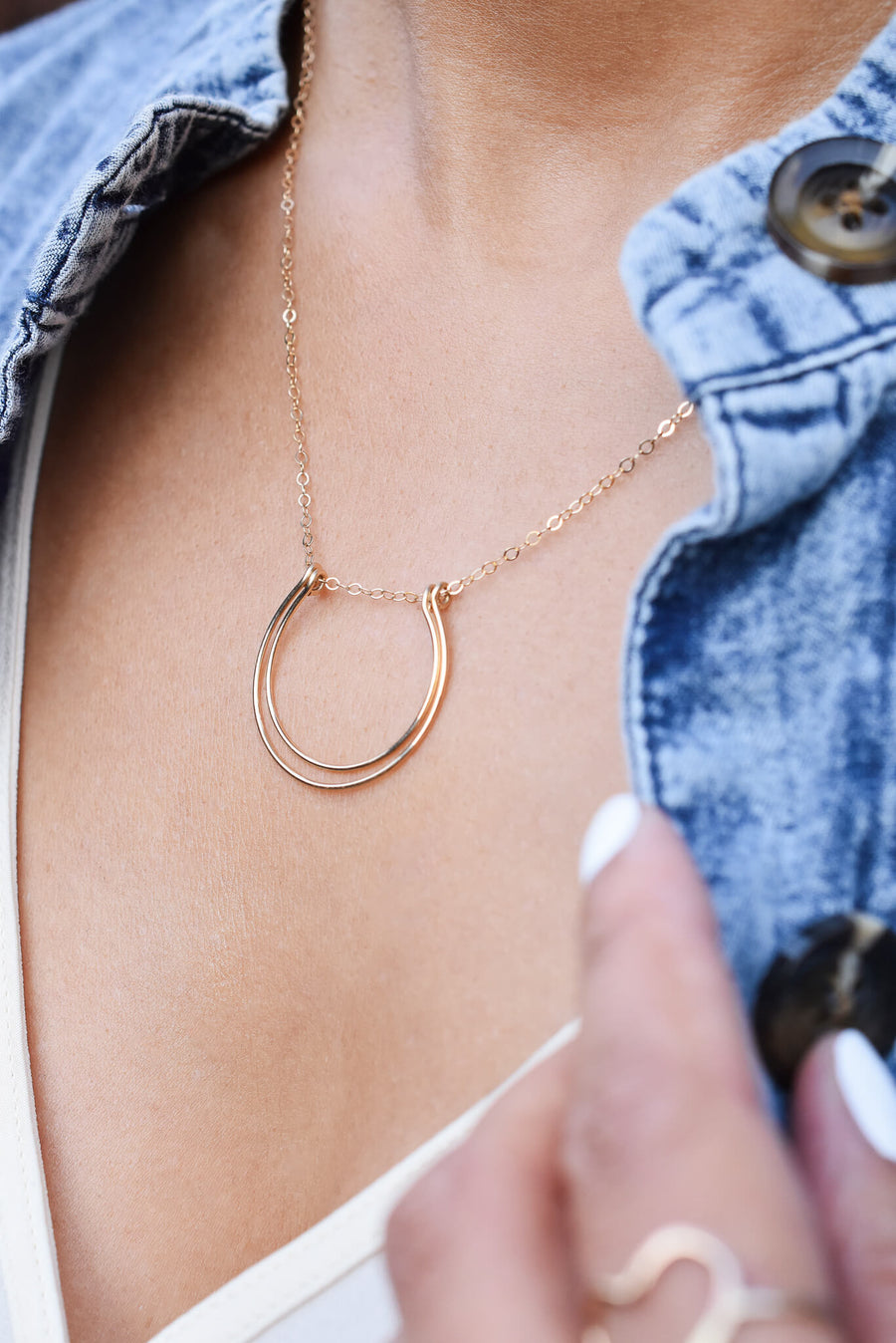Power of Two Arc Necklace