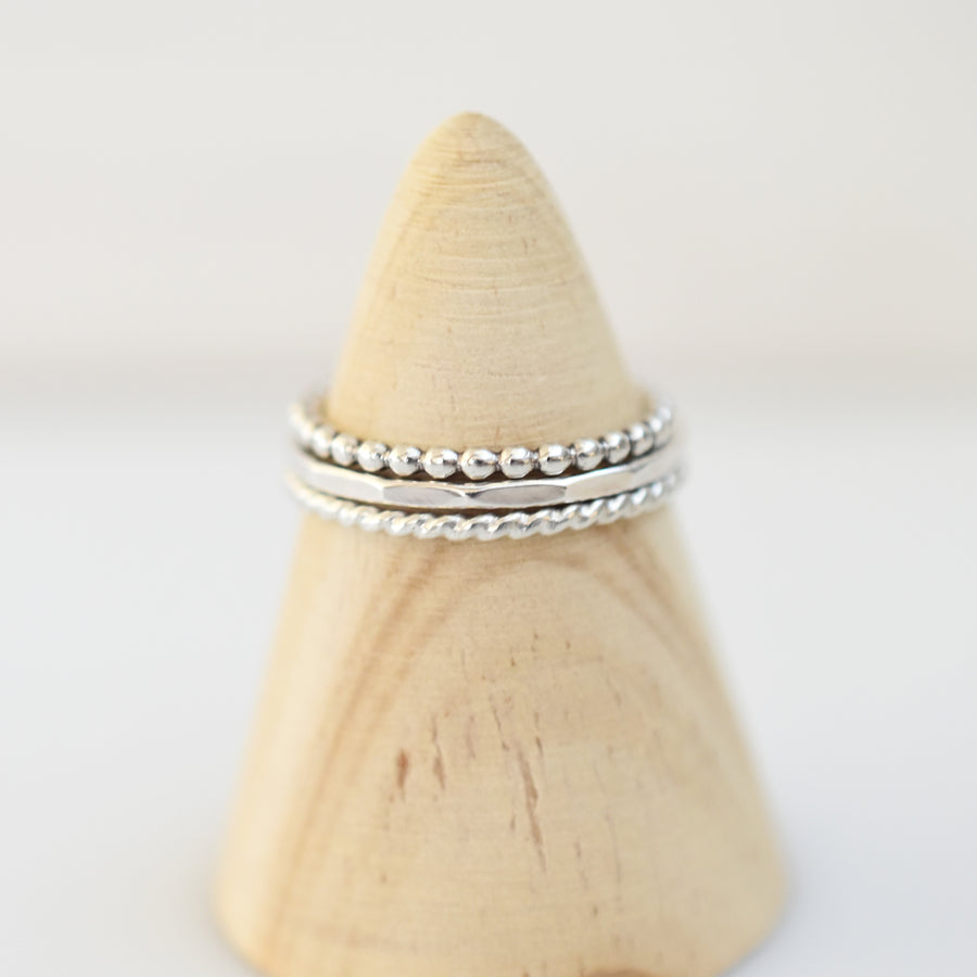 Silver Ring Stack