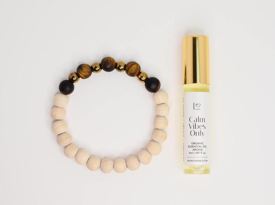 Tiger's Eye Zen Beaded Bracelet