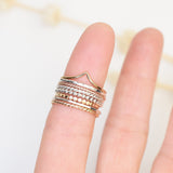 Flat Beaded Ring